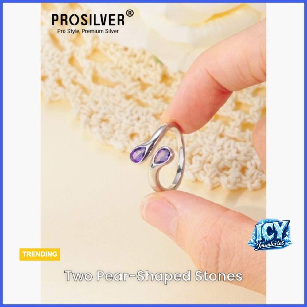 Sterling Silver Adjustable Statement Ring With Du… - image 7